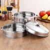 Stackable Stainless Steel Steamer Steamed Stuffed Bun Egg Tray  For Soup Pot Milk Pot