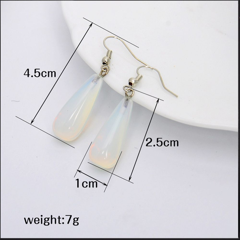 1 Pair Opal Natural Gift Fashion Jewelry Women Girl Hook Earrings