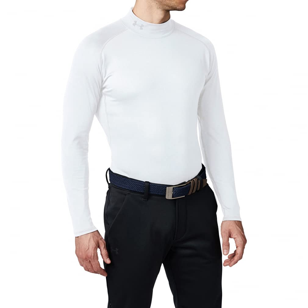 [Under Armor] Shorts UA CG Fitted LS Mock Men's WHTOVC Japan XL (equivalent To Japanese Size XL)