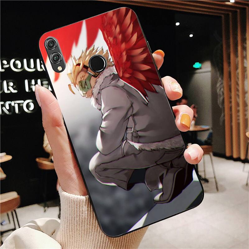 Чехол для телефона с аниме MHA Hawks BNHA для Huawei Honor 7A 7C 8 8x9 10 20lite Fundas Coque для Honor 10i 20i Capa