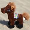 12/17cm Horse Plush Doll Toys Cute Mini Horse Keychain Stuffed Animal Horse Plush Toy Bag Decor