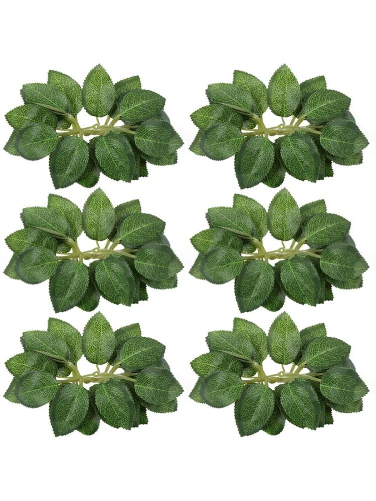 80/200 шт. поддельные листья для украшения роз, объемные зеленые листья роз для свадебных букетов своими руками, украшения для вечеринок, венок из розовой лозы, гирлянды, принадлежности