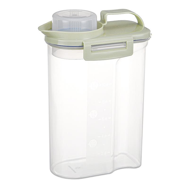 Kitchen Food Grains Plastic Storage Box Jars Home Large Capacity Snacks Dry Goods Sealed Transparent Organizer Containers Cans