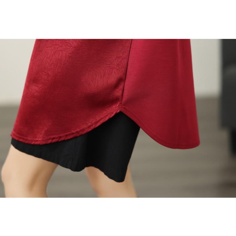 Dimanaf 2025 Новые летние футболки больших размеров для женщин с круглым вырезом и коротким рукавом из хлопка, свободные топы, футболки макси