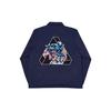 Triangle Pattern Logo Collar Jacket Unisex Outerwear Navy-Blue P17JK073
