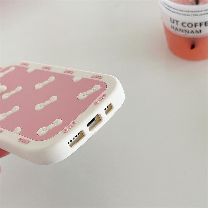 Милый мультяшный котик силиконовый защитный чехол для телефона iPhone 15 14 13 12 Pro Max 11 прекрасный котик противоударный мягкий чехол