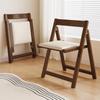 Для массива дерева, складной, стул, маленькая квартира, обеденный стул, современный, простой, портативный,