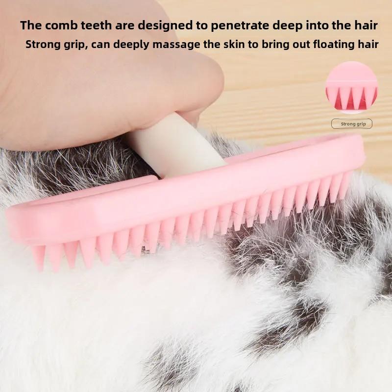 Rabbit Comb Silicone Small Pet Comb Cat Hair Comb Brush, Guinea Pig Hair Cleaning Beauty Care Tool Beauty Trimmer Pet Bath Comb