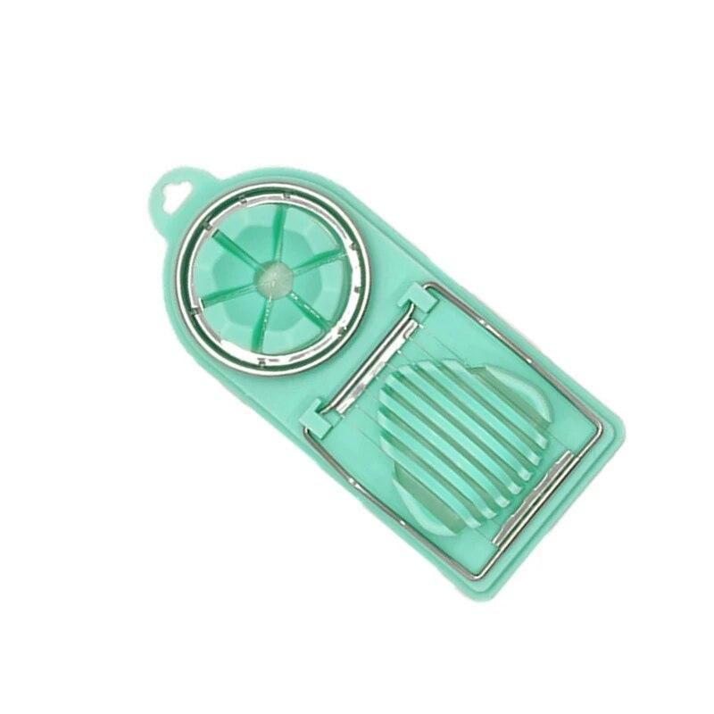 Multifunctional Egg Cutter Stainless Steel Egg Slicer Sectioner Cutter Mold Flower-Shape Luncheon Meat Cutter Kitchen Gadgets