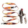 JC HOUSE Собака для средних и крупных плечевых собак Жевательная нагрузка Камуфляжный оранжевый Поводок, Собаки, Поводок, 6-в-1, Многофункциональный поводок, Тренировка,