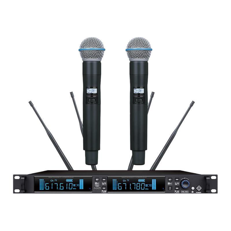 DAIPU Беспроводная профессиональная система микрофонов для конференций UHF (Китайская версия)