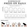 24 Pcs Short Square Press On Nail Flowers False Nail Purple Acrylic Nail Glossy Full Cover Stick on Nail for Woman