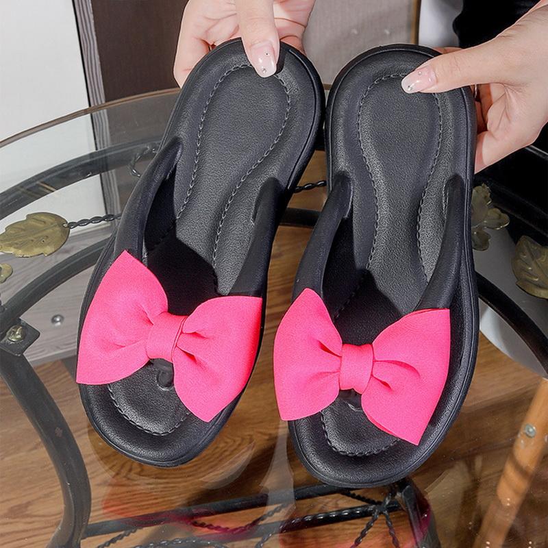 Лето 2024 Женские шлепанцы для отдыха на природе Пляжные сандалии Душевые женские сланцы Мягкие тапочки без застежек