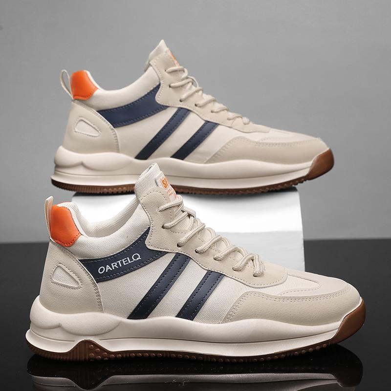 Модная мужская обувь Новый стиль Мужская обувь Повседневная Дышащая Спортивная Трендовая Всепогодная Уличная Толстая подошва Мужские Кроссовки Популярная Модель Тренд Ру