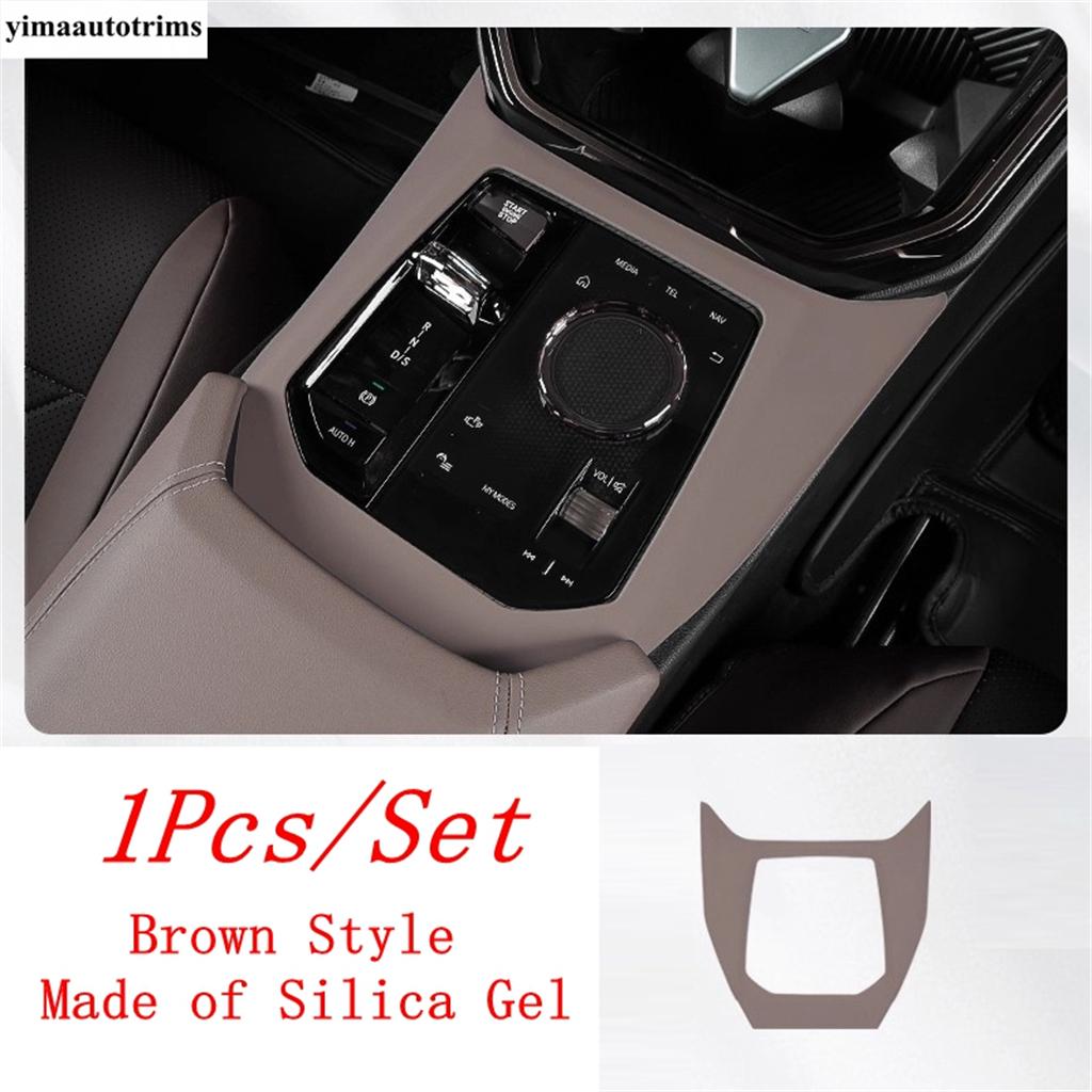 For BMW X3 G45 2025 2026 Silicone Car Water Cup Pad Central Control Gear Shift Wireless Charging Protection Mat Accessories Kit
