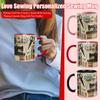 Кружка для шитья Love Sewing с персонализацией, Идеальный подарок для творческих натур с темой шитья, Кружка на заказ, Подарок для рукодельницы