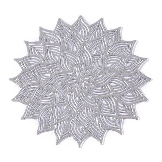 Coaster Easy To Clean Dining Table Protector Pad Heat Resistant Flower Shape Cup Mat for Home Kitchen AVE