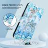 Diamond Butterfly Paris Tower PU Leather Wallet Flip Photo Frame Case for iPhone Samsung Huawei Honor Xiaomi Redmi Oppo Vivo Google TCL Infinix...