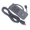 Встраиваемая розетка с удлинителем и портом USB Type C для быстрой зарядки PD20W, для скрытого монтажа