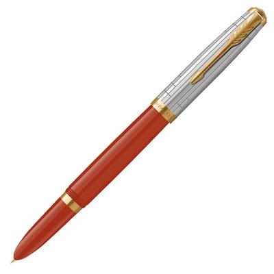 PARKER 51 Современное Наследие Rage Red GT Перьевая Fine Подарочная Официальный Номер Продукта 2169134 Ручка, Перо, В Коробке, Импортная,