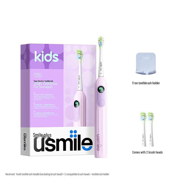 usmile T10 Цифровая электрическая зубная щетка для детей, вилка CN (адаптер в комплекте)