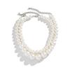 Set of 2 Latest Stylish Choker Pearl Necklace for Women and Girls