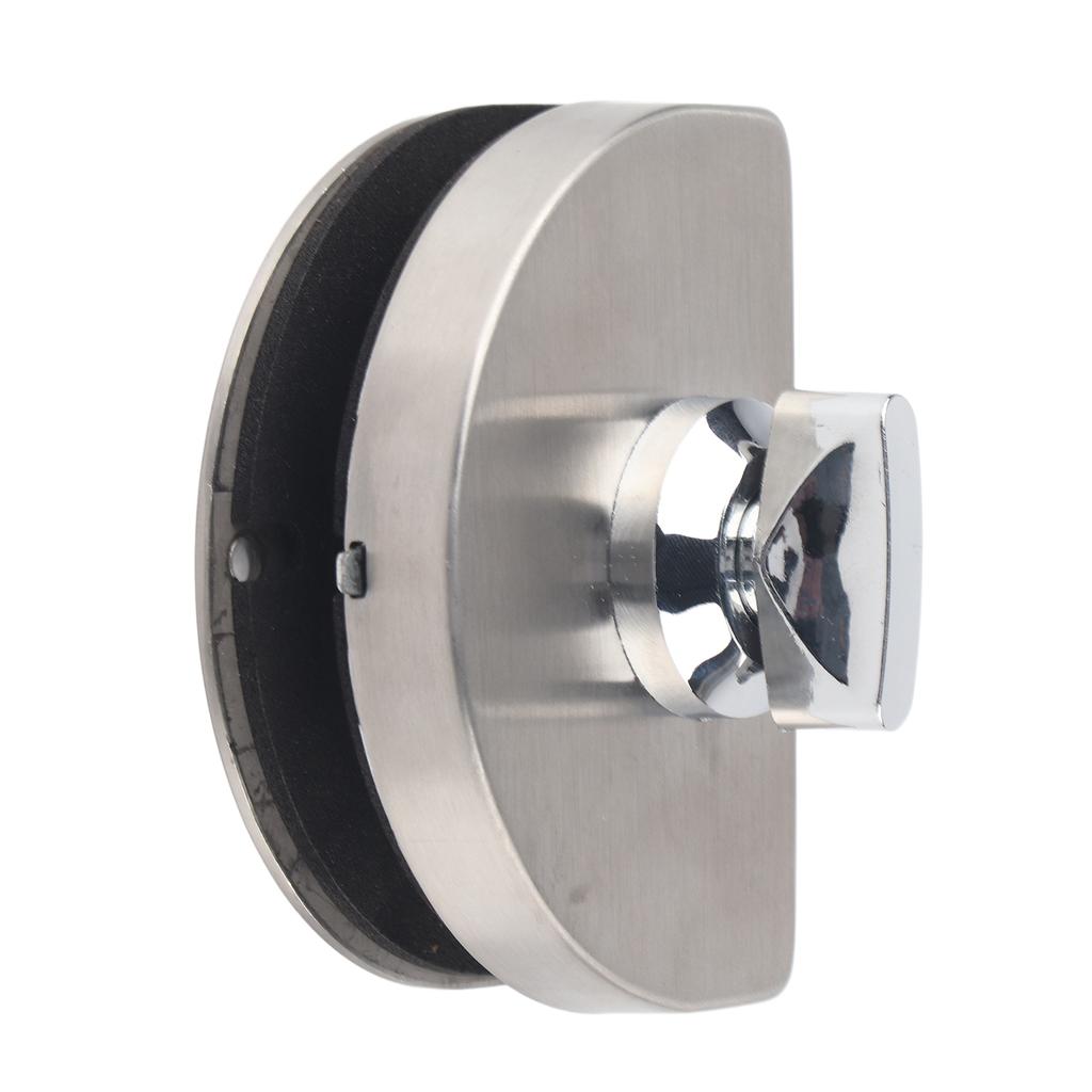 10?12 мм безрамный одинарный стеклянный дверной замок из нержавеющей стали без сверления раздвижной для ванной комнаты офиса