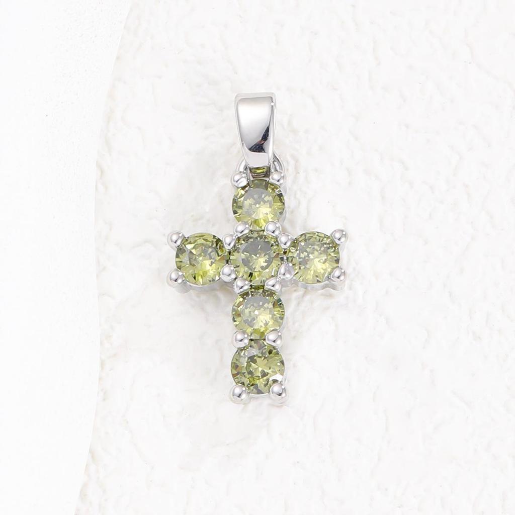 Изысканный кулон с натуральным камнем месяца, покрытый золотом