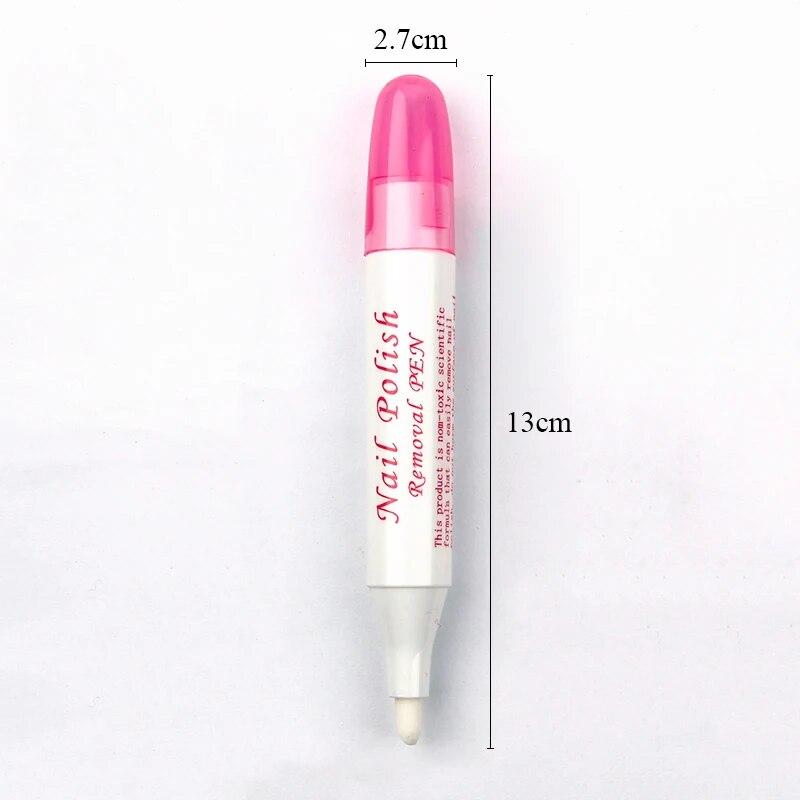 1 Pc Nail Art Corrector Pen Remove Mistakes + 3 Tips Newest Nail Polish Corrector Pen Cleaner Erase Manicure Tools