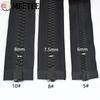 Meetee 5# 8# 10# Пластиковая молния 60-200 см для палаток, двусторонняя, ремонт, швейные аксессуары