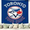 Custom Name Toronto Blue JaysPrinted Tapestry – Wall Hanging for Bedrooms, Dorms, and Home Decor