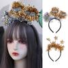 Glitter Happy New Year Headband Star Sequin Party Photo Props Party Supplies