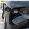 Fit For Toyota Highlander -22 Bright Black Front Bumper Fog Light Cover Trim