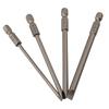 4 шт. 1/4-дюймовые шестигранные биты для отвертки Torx/Шестигранные/Крестовые/Щелевые биты для отвертки Магнитные инструменты для водителя 3 мм/4 мм/5 мм/6 мм Ручные инструменты