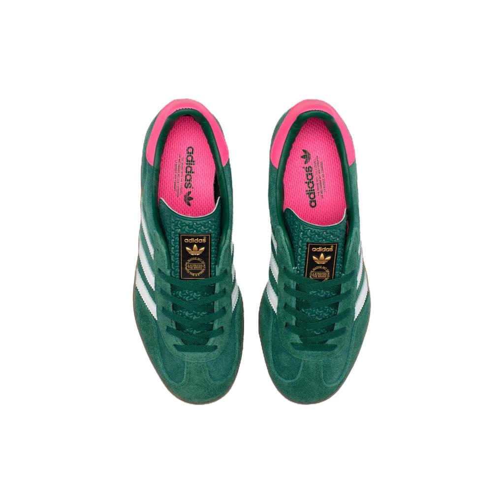 adidas Gazelle Indoor Collegiate Green Pink Женские кроссовки Обувь-белый Lucid-Pink IG5929