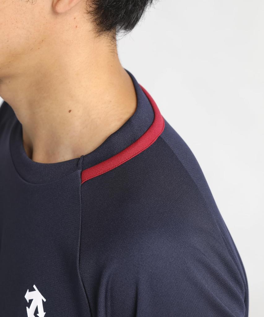 DESCENTE Long Sleeve Volleyball Easy Arm Flying Yuki Navy T-Shirt, Movement, Receive, Ishikawa,