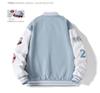 Вышитая бейсбольная куртка в стиле ретро американского колледжа для молодежи
