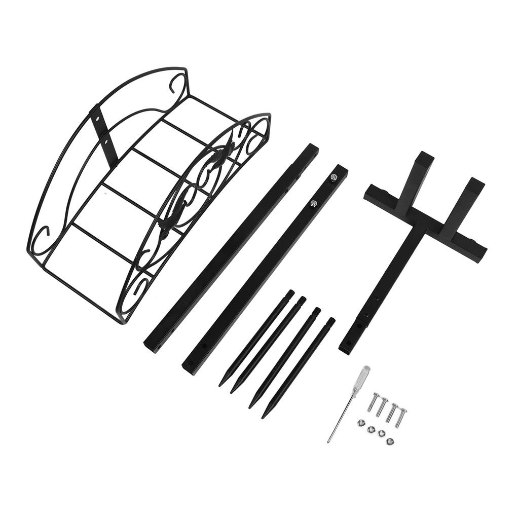 Garden Hose Holder Detachable Water Hose Holder Hanger Heavy Duty Freestanding Hose Storage Stand