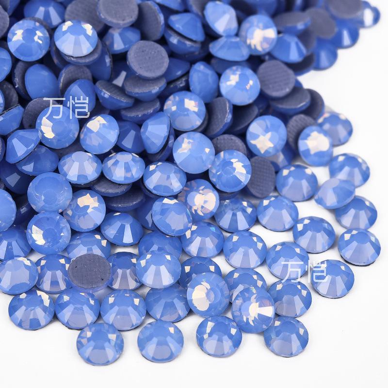 Blue Series Glass Hot Drill, Hot Melt Adhesive Стразы Diy Аксессуары для одежды Декоративные Красота Креативные Аксессуары