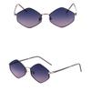 Metal Frame Polygon Sunglasses Y2K Shades Eyewear Personalized Sun Glasses  Photography