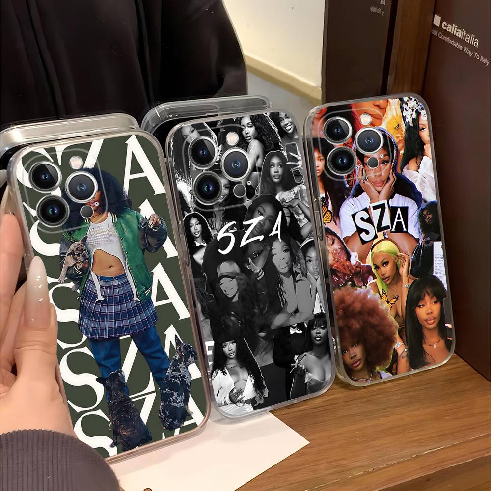 Star Singer S-Sza Phone Case For IPhone 17 16 15 Plus 14 13 Mini 12 11 Pro Max Soft Shell Cover