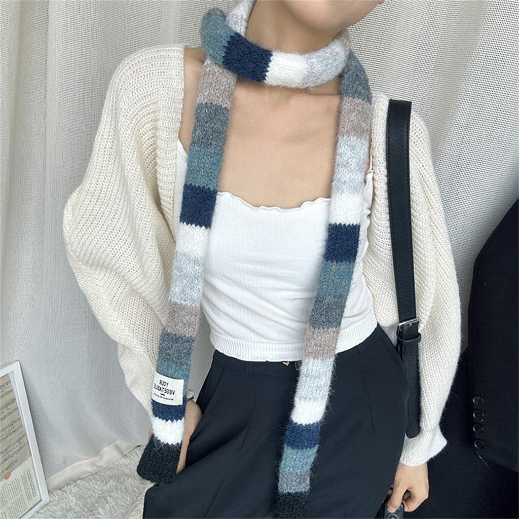 Fashion Skinny Scarf Party Travel Neckerchief Unisex Trendy Scarf Simple Street for Casual or Travel Outfits