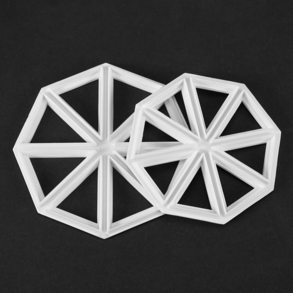 3pcs PP Cookie Mold Triangle Flag Shape Cake Decorating Mold Flag Cutting Mold Cake Toppers
