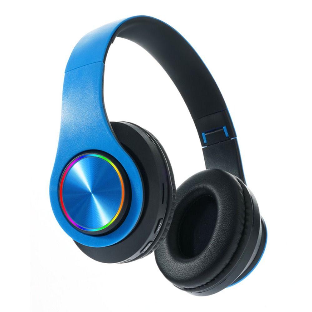 Новая цветная светодиодная Bluetooth-гарнитура с микрофоном, беспроводные стерео-наушники для звонков, шумоподавление, для дома