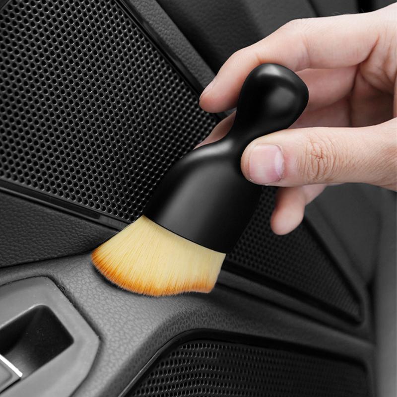 Мягкая щетка для чистки автомобильных воздуховыпускных отверстий, инструменты для подметания пыли, щетки для чистки салона автомобиля, инструмент для детализации автомобиля без царапин