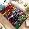 HD Мультяшный Ковер Marvel Мстители Человек-паук для Дома Гостиной Спальни Дивана Прихожей Декор, Детский Ковер Нескользящий Пол