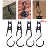 10Pcs Portable Outdoor Canopy Cloth Clip Hook Holder Multi-Functional Hook For Tent Pegs Camping And Travelling Tent Accessories