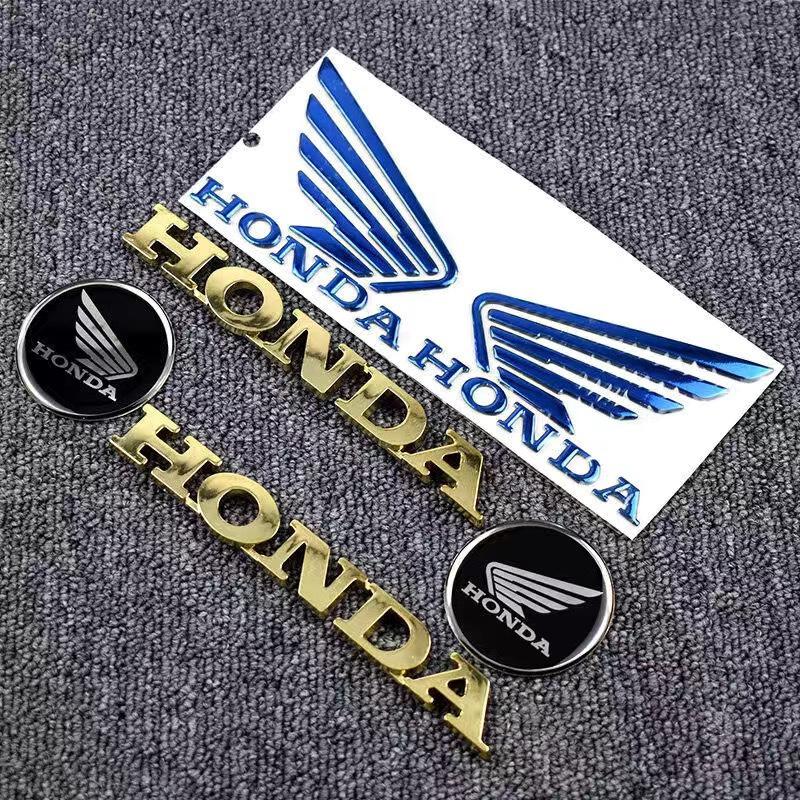 Honda Набор для модификации мотоцикла Логотип 3D наклейка HONDA Гальванизированная буквенная наклейка Водонепроницаемая наклейка Мотоаксессуары Cbr 600