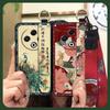Шнурок Чехол для телефона в китайском стиле Для Tecno Spark30 4G/KL6 Пожилой даме Для мамы Грязеотталкивающий Модный С подставкой Силиконовый