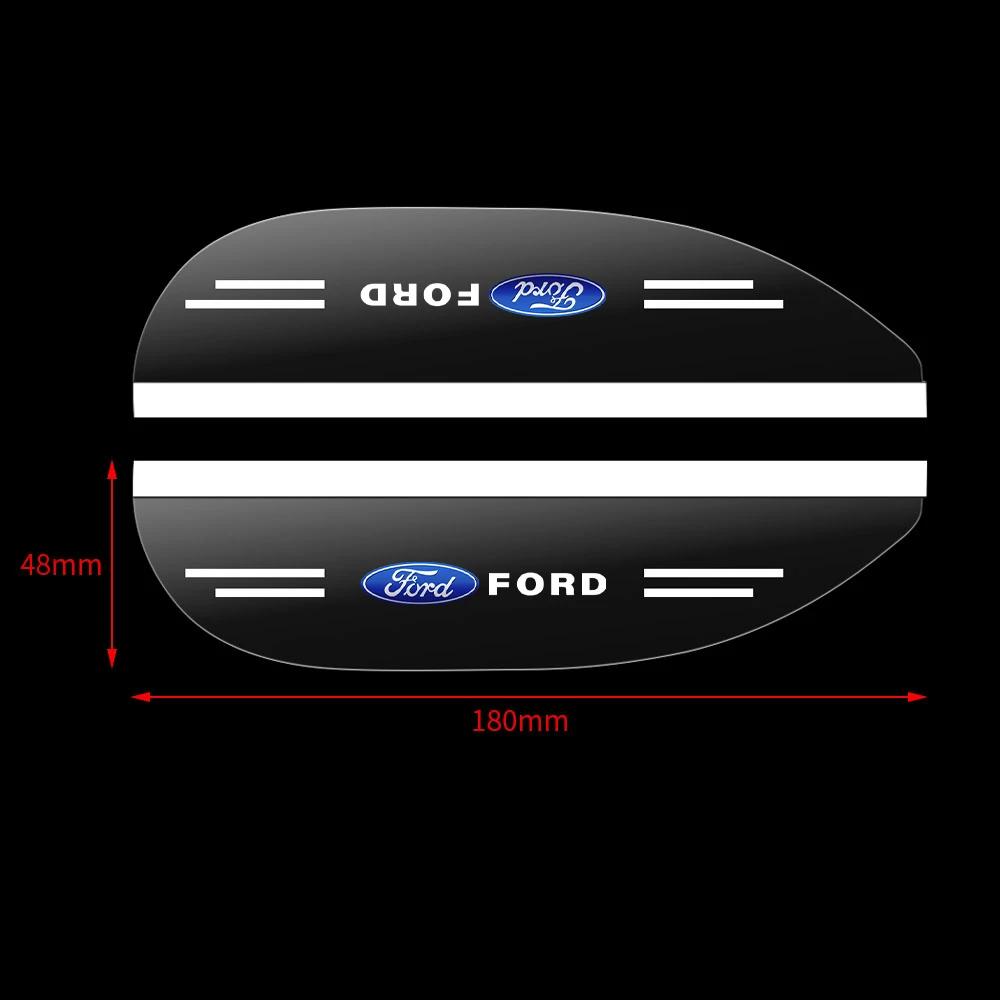 2pcs Car Side Rear View Mirror Rain Eyebrow Visor Auto Accessories For Ford Focus mk2 3 Mustang Ranger Fusion Mondeo mk4 Kuga Ka AY3